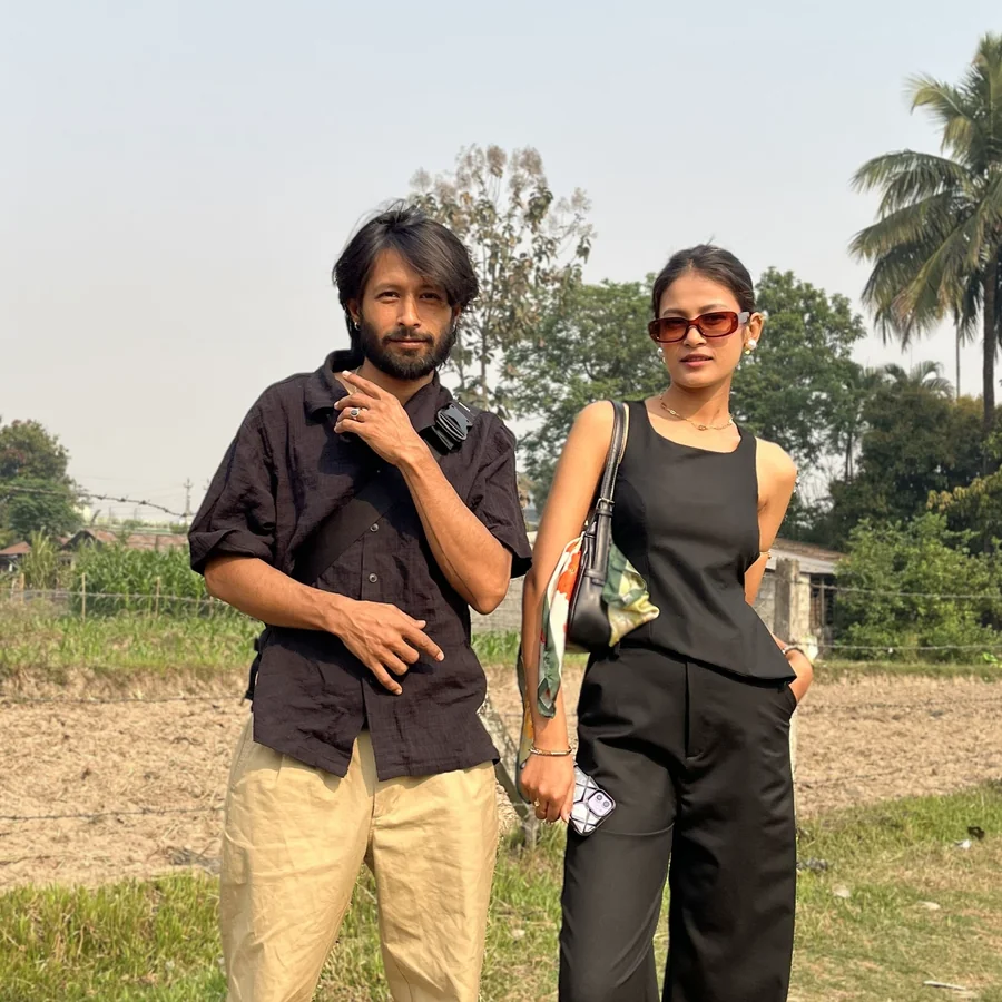 Merina Bishwakarma and Khem Raj Pradhan, founders of Mery and Khem Studio
